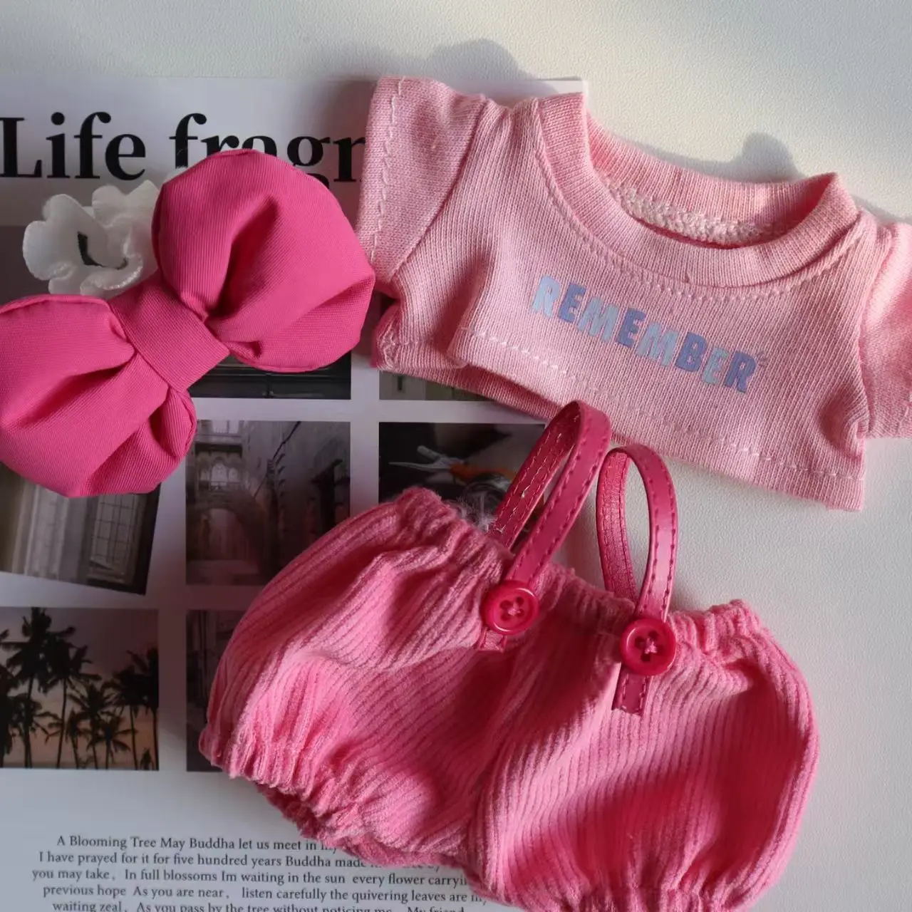 

For labubu 17CM pendants, first and second generation vinyl doll overalls, baby clothes, Labubu doll clothes