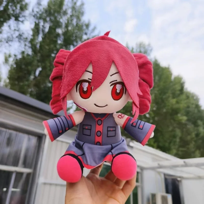 Anime Kasane Teto 20cm juguete de peluche muñeca de peluche suave linda chica Diva Vtuber figura de cantante Virtual ventilador regalo de cumpleaños dibujos animados Plushie