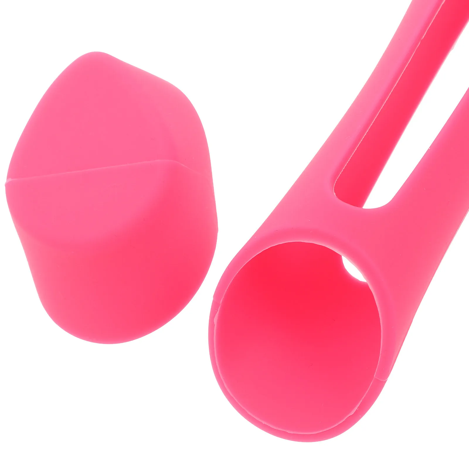 Silicone Protective Cover Compatible Facial Beauty Device Red Matte Surface Skin Tool Case Handheld Skincare Gadget