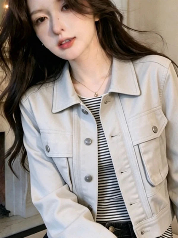 Unique Beautiful Fashionable Women's Top Design Sensation Small Audience Spring Summer New Arrival Luxury Style Short Coat