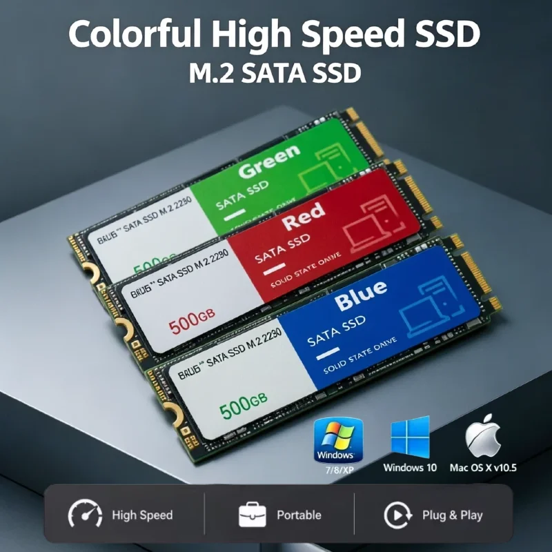 Upgraded 2026 500GB M2 NVMe SSD Ultra Fast Internal Solid State Drive For Laptop PC Desktop Computer System Pro Max Speed Ultra