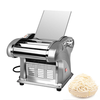 Electric Noodle Dumpling Wrapper Maker Machine Pasta Noodle Machine Commercial Household Stainless Steel Noodle Press Machine