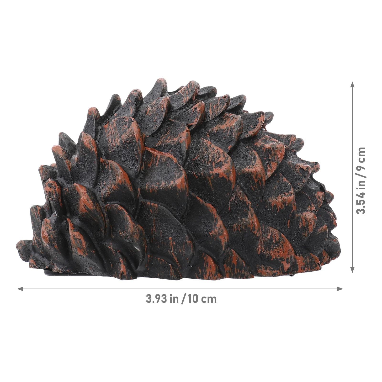 1 قطعة الصنوبر الجوز الراتنج مفتاح صندوق تقليد الحجر في الهواء الطلق مفتاح تخزين الحاويات روك شكل سر آمن حديقة الديكور