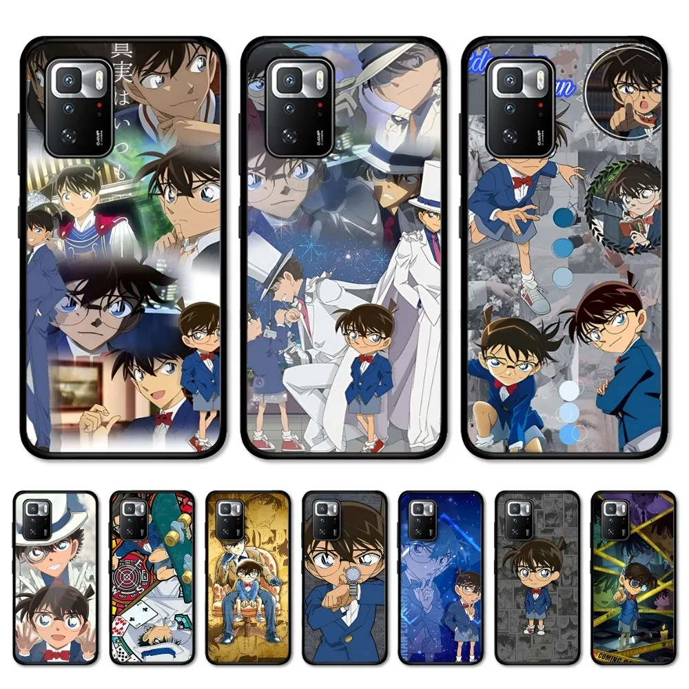 Detective Conan Anime Phone Case For Redmi Note 4 X 5 A 6 7 8 T 9 9S 10 11 11S 11Epro Poco M3 pro