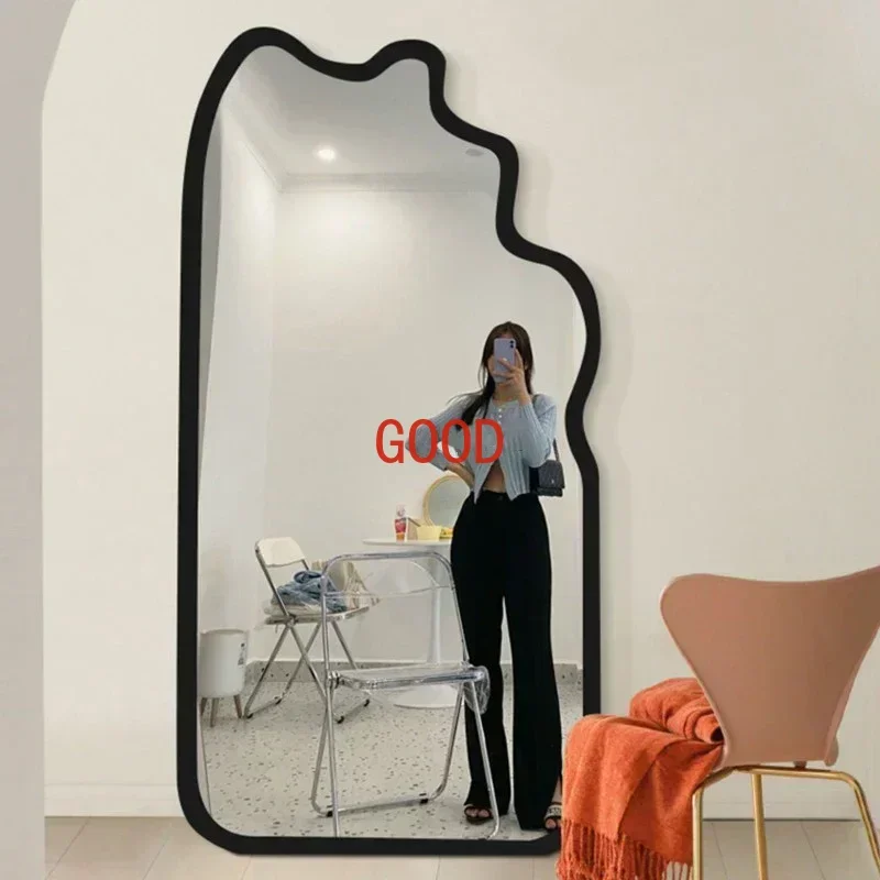 

Decorative Mirror Full Body Aesthetic Bedroom Vanity Large Bathroom Mirror Irregular Specchio Living Room Decorations YY50JZ