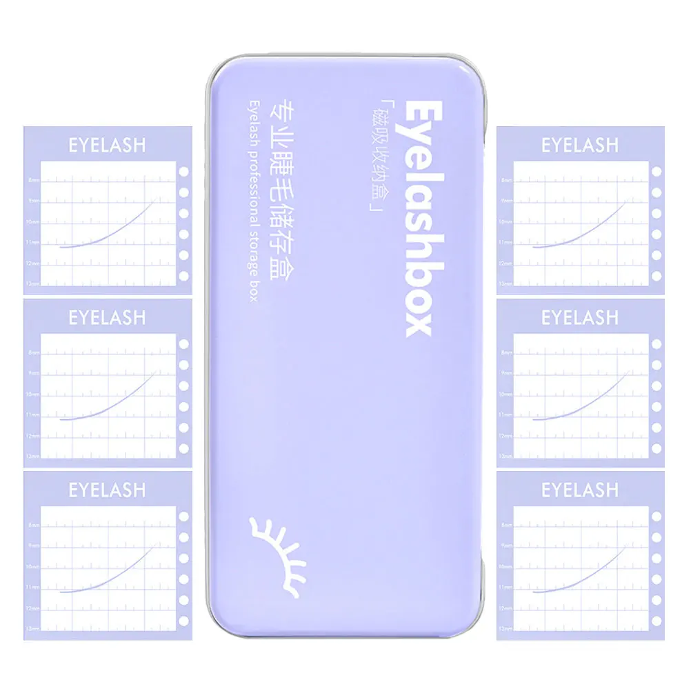 Eyelash Storage Box Magnetic Separator Tool Compact Makeup False Lashes ganizer Case eyelash holder tool lash boxes eyelash
