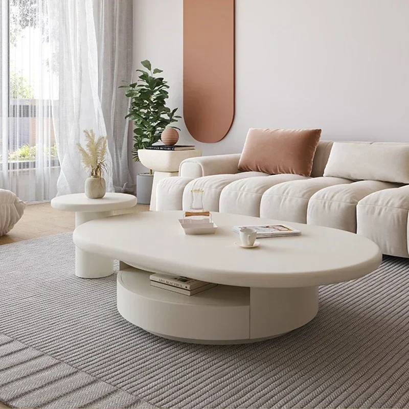 

Cute Clear Simple Coffee Table Storage Unique Low Minimalist Modern Side Table Living Room Nordic Mesa Auxiliar Home Furniture