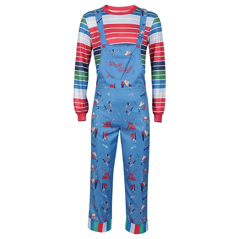 Disfraz de Seed of Chucky para hombre, disfraz de película de Halloween, traje de villano clásico de tamaño adulto para hombre