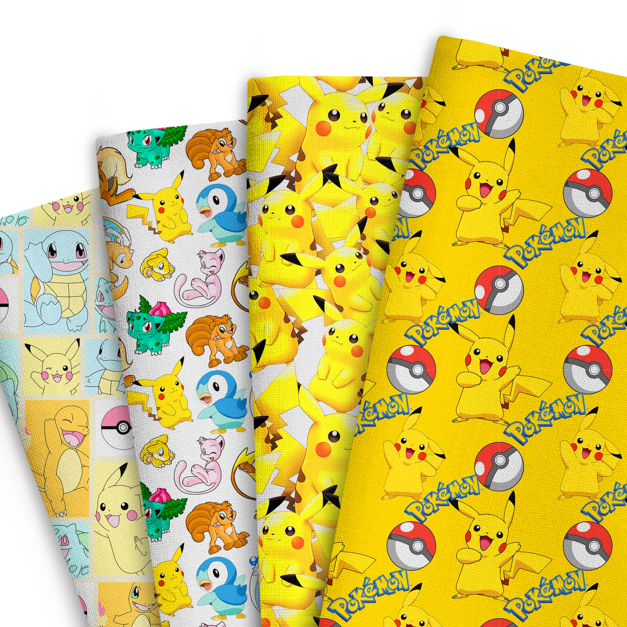 50*145 см лоскутное шитье покемон полиэстер хлопчатобумажная ткань для шитья ткань для квилтинга материал для рукоделия DIY ручная работа
