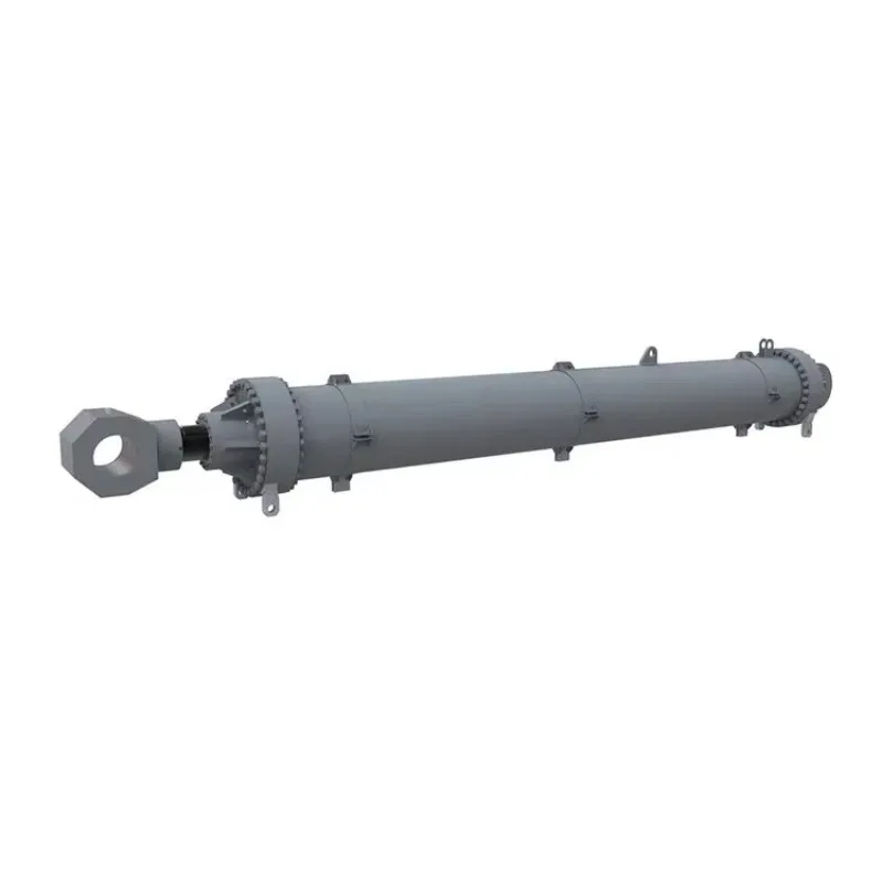 RoRuS30mm-14100mm Strobe Marine Hydraulic Cylinder Piston Type Plunger Telescopic-for Pile Driving Barge Steel Body Core Seal