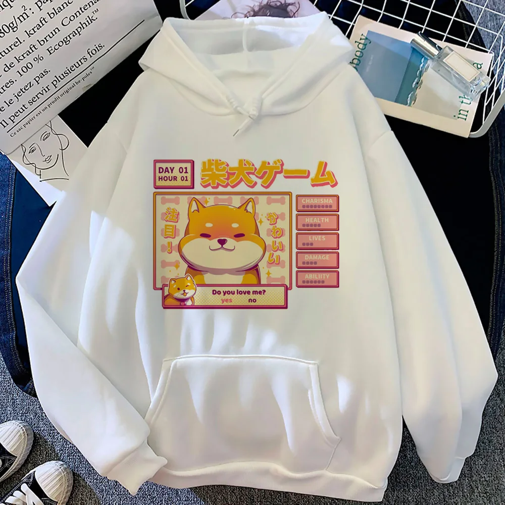 

Shiba Inu hoodie patterned manga modern style pattern teen sweatshirts Japanese designer comfortable pattern