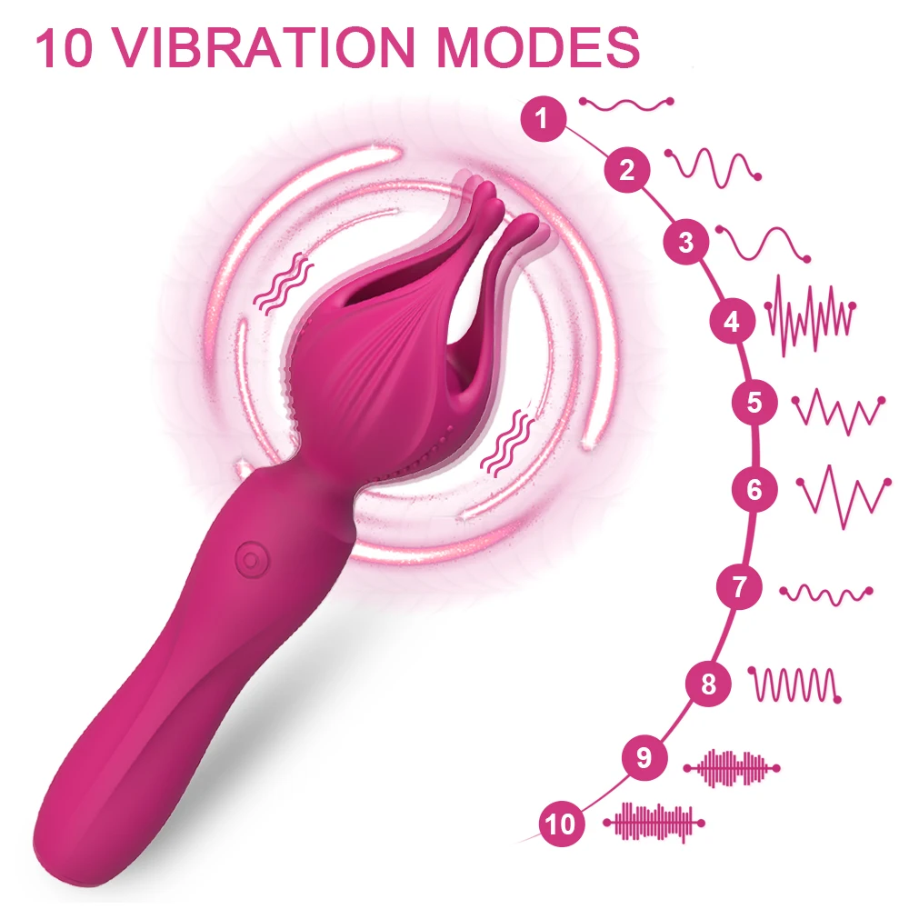 Powerful AV Vibrator for Women Clitoris Clit Stimulator Magic Wand USB Rechargeable AV Massager Adults Female Goods Sex Toys