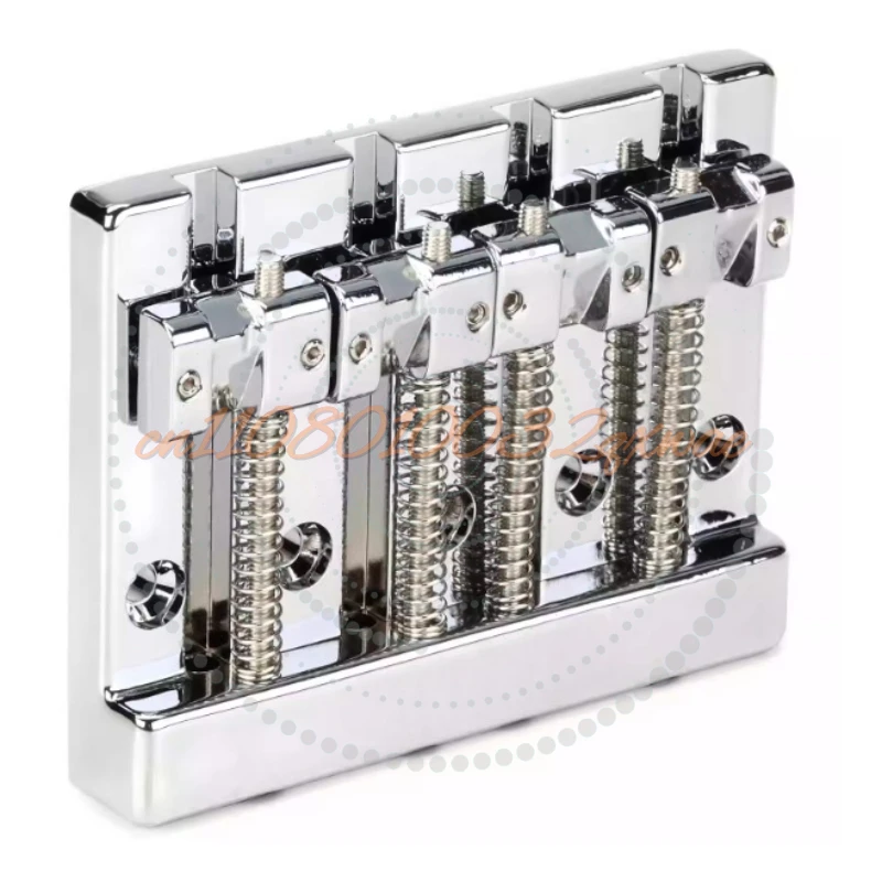 For Fanta 4-String Bass Bridge Assembly Bass Draw Plate for Fender HiMass