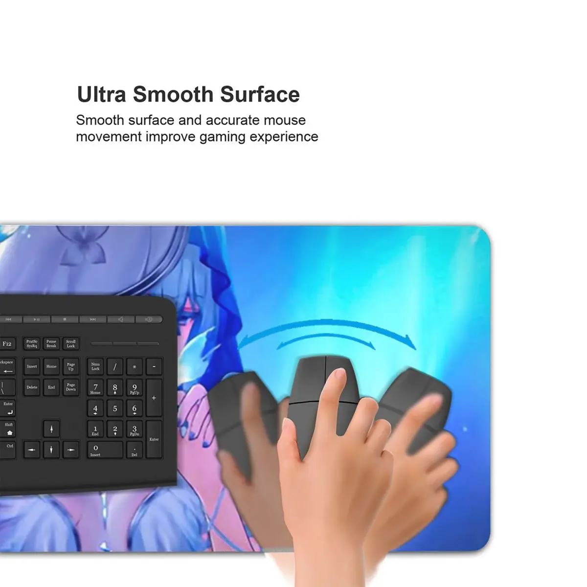 Shorekeeper Wuthering Waves Komik Anime Alas Mouse Besar Alas Mouse Keyboard Komputer Alas Meja Laptop PC Gaming Alas Meja Kantor