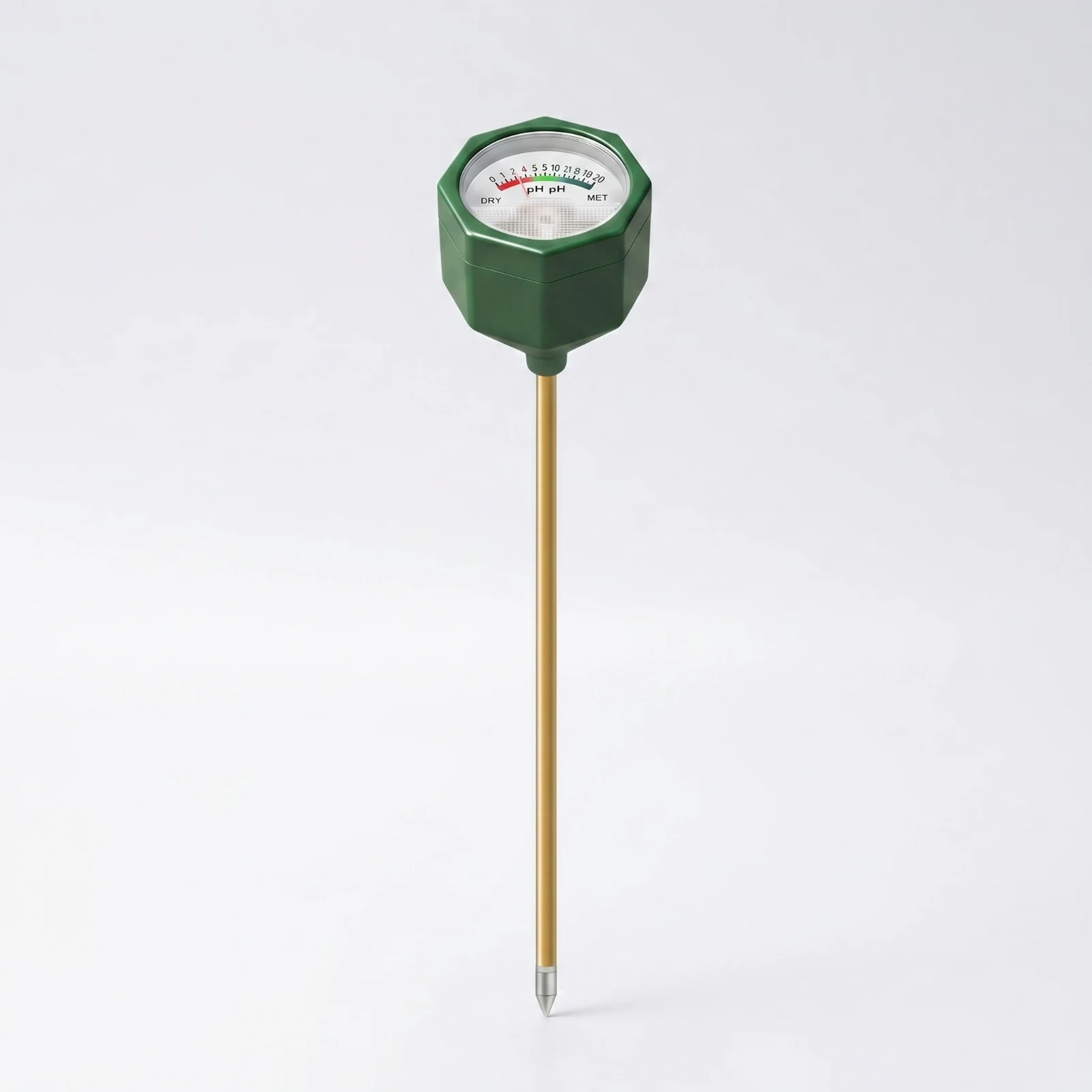 Soil Moisture Meter with Sensor Rod Manual Soil Moisture Tester Gauge Batterybattery-Not-Required Analog for Plant Lovers