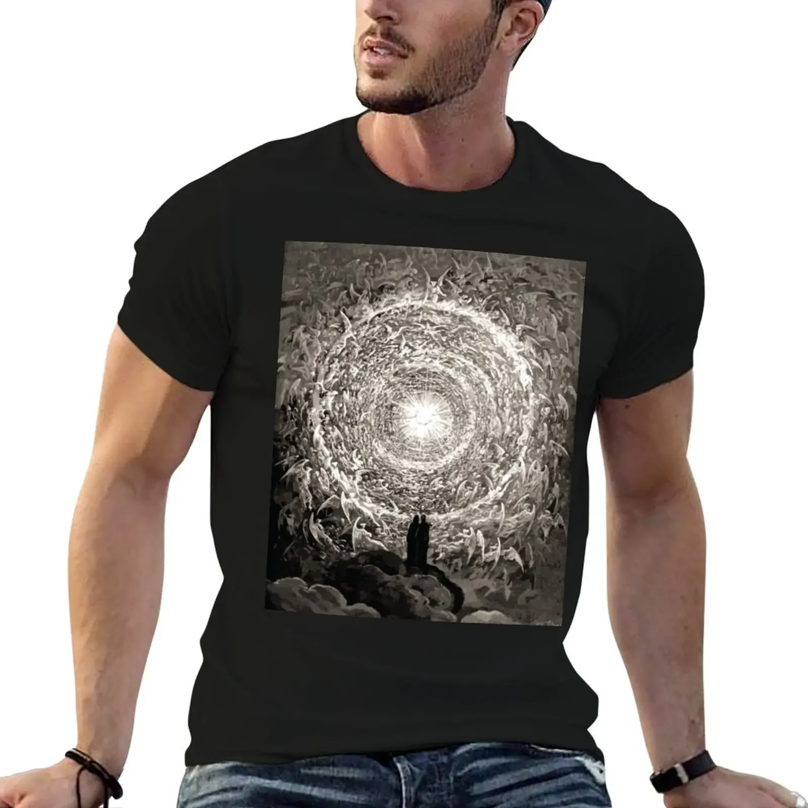 Gustave Dore or Doré Dante Divine Comedy Paradise 002 T-Shirt Aesthetic clothing aesthetic clothes designer t shirt men