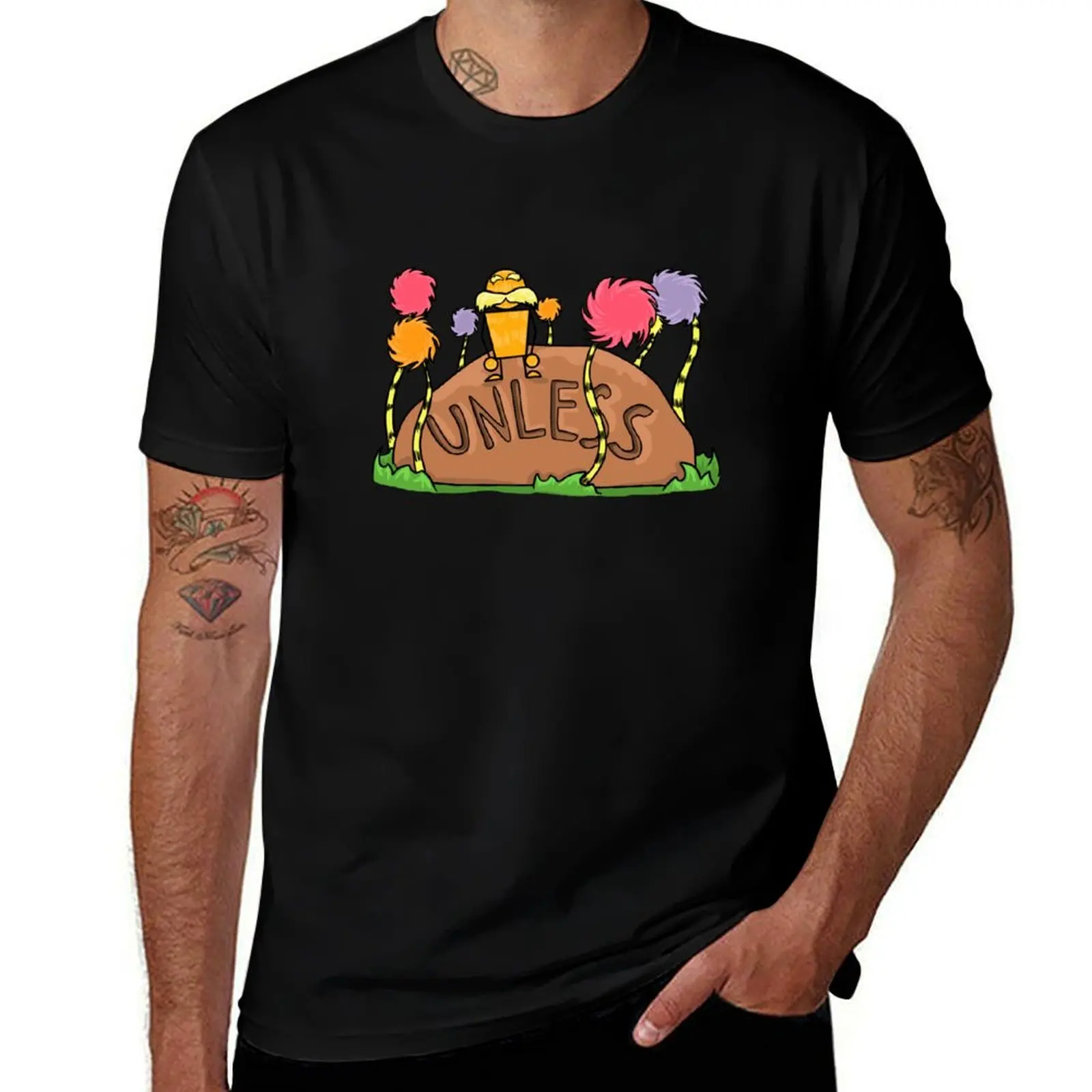Unless Rock from The Lorax T-Shirt Tough Fabric Work Tee T-Shirt