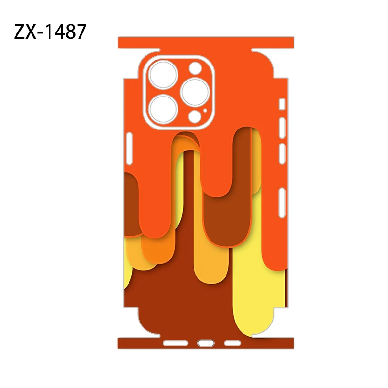 Skin Wrap For iPhone17 16 Pro Max Sticker 15 14 Plus Back Film 13 12 Mini Protective Decal Side Frame Back Protecto