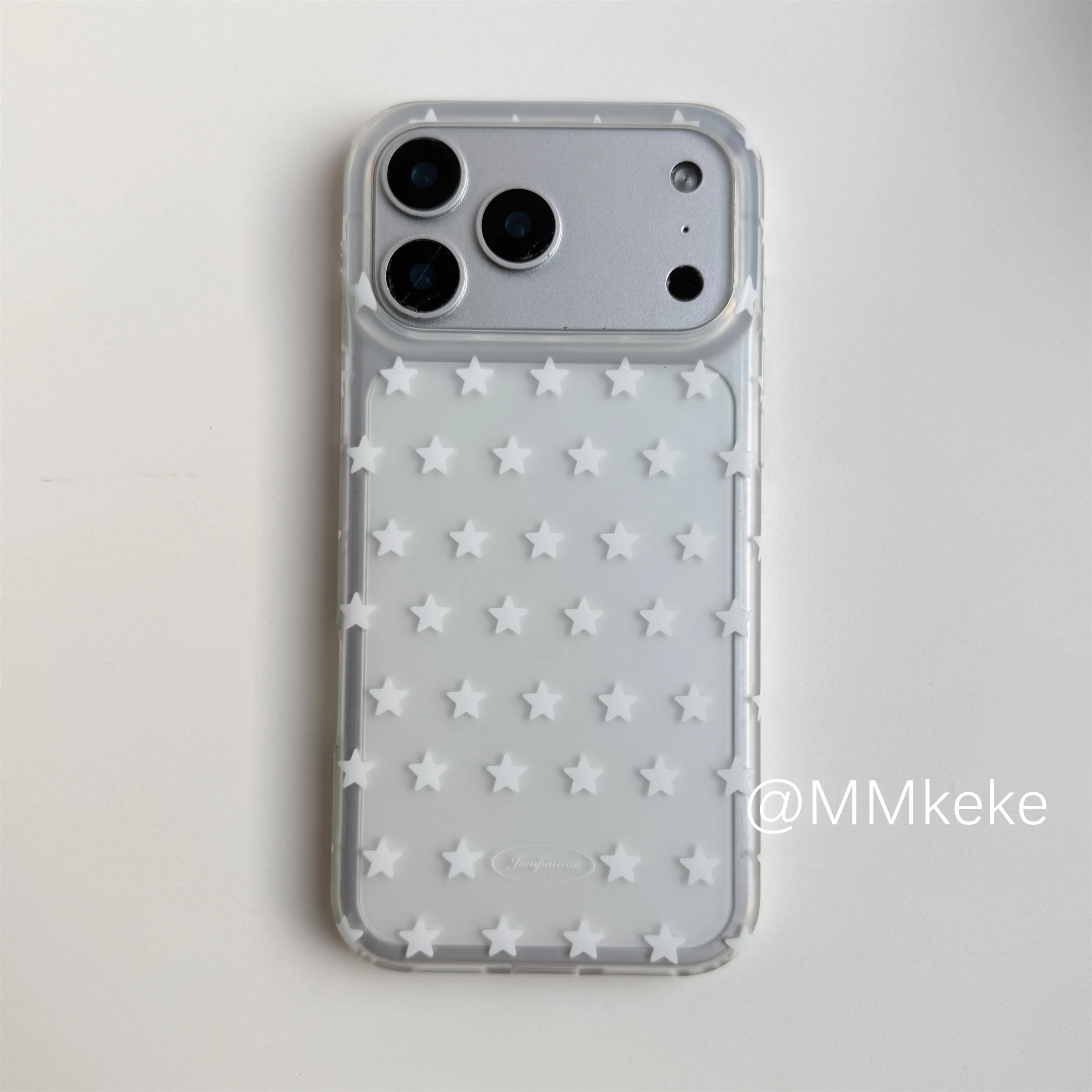ins Full Screen White Yellow Star Y2K Matte Phone Case For iPhone 18 11 12 13 14 15 16 17 AIR Pro Max Plus Soft Bumper Cover - view 6