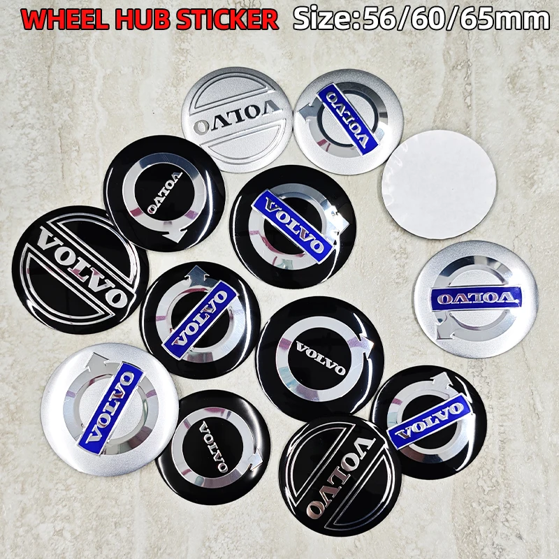 

56mm 60mm 65mm Car Wheel Center Emblem Hub Caps Sticker For Volvo XC90 V90 V60 XC60 V40 S80 S60 S90 C40 XC40 V70 XC70 C70 EX90