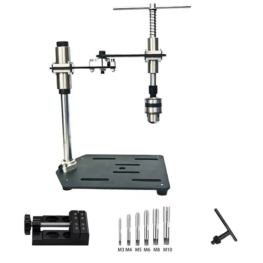 

Universal Vertical Hand Tapping Machine with Desktop Stand and Vise 1.5-10MM