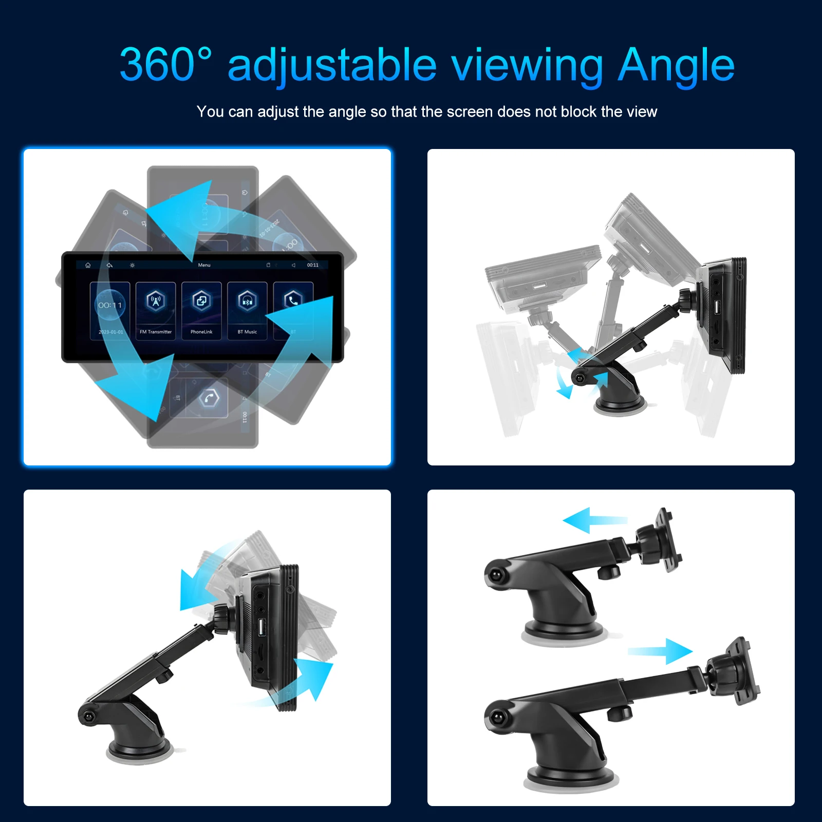Hikity 10.26 ''سيارة نظام ذكي Carplay أندرويد السيارات AirPlay أندرويد يلقي راديو السيارة FM الارسال بطاقة SD USB بلوتوث EQ #6