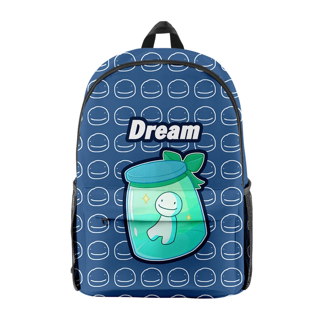 Mochila Harajuku Popular divertida para alumnos dreamwastaken, mochilas para Notebook, mochilas de viaje impermeables Oxford con estampado 3D para niños y niñas