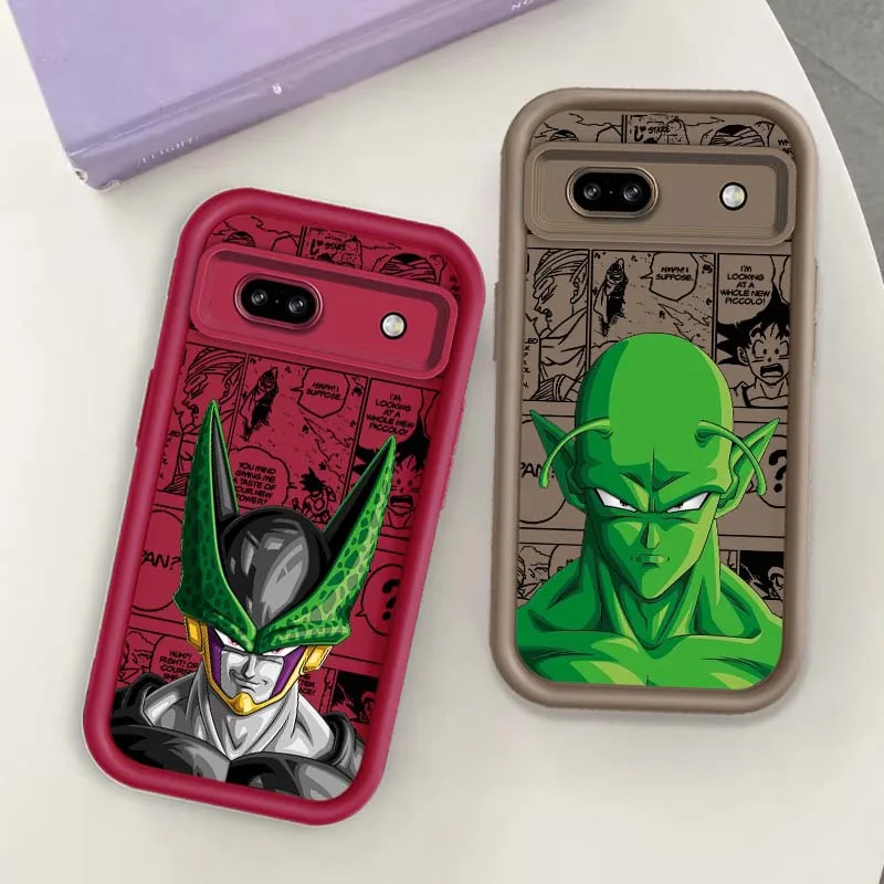 D-Dragon Ball Anime Art para Google Pixel 9 8 7 8A 7A Pro XL Capa de telefone com escada ocular