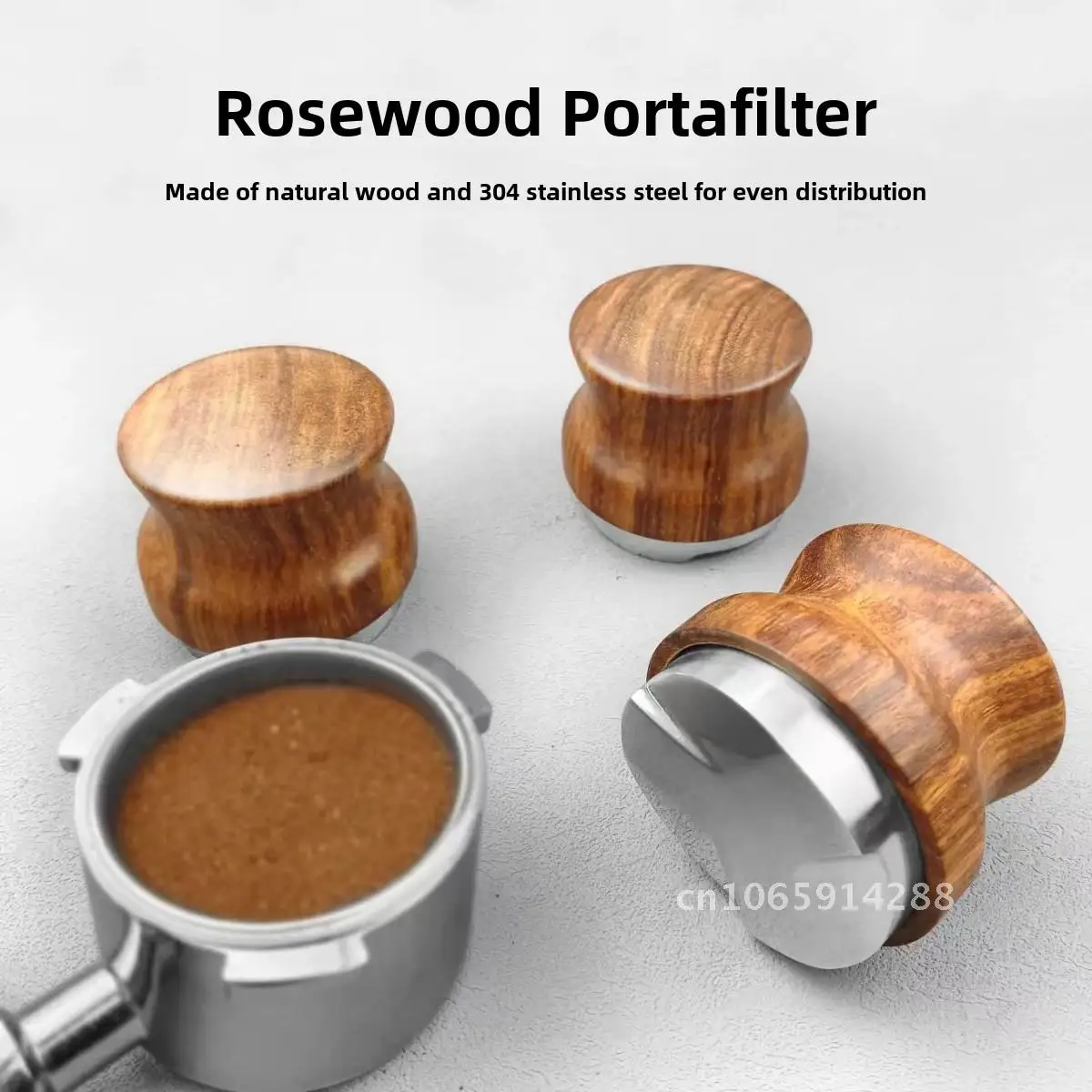 

Adjustable Stainless Steel Coffee Cloth Powder Machine Rosewood Three-Ply Compound Hammer Filler
