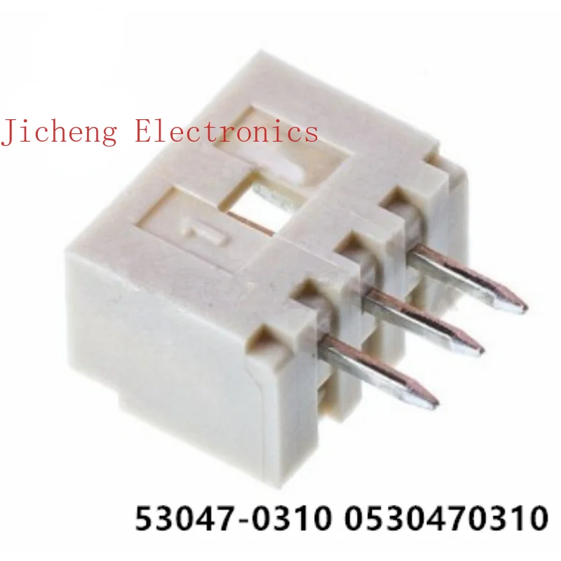 10PCS Connector 53047-0310 0530470310: 1.25mm 3-pin Straight Pin.