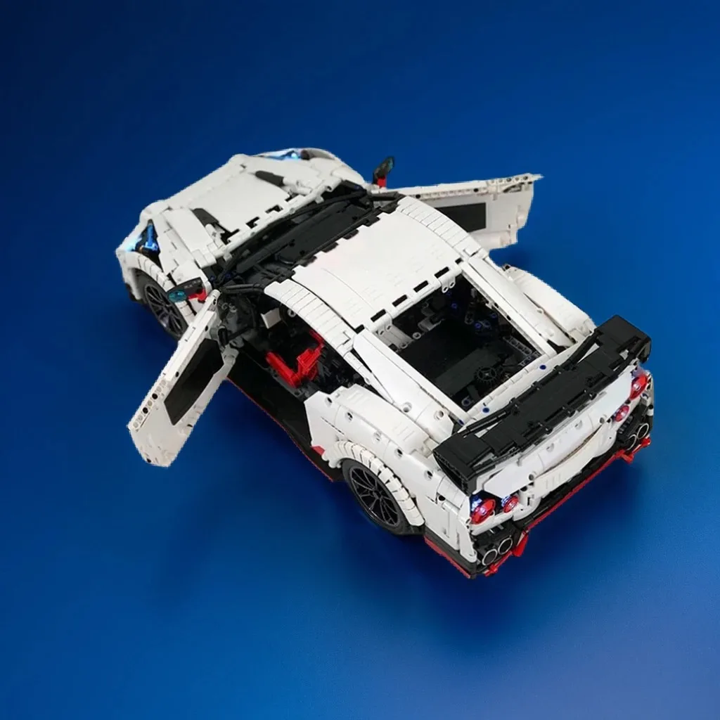 

3303 Pcs Nissanes GT-R Sports Car Custom MOC Creation Building BlocksToys Gift