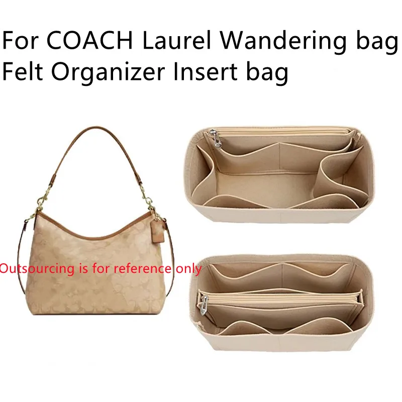 

Только распродажа, внутренняя подходит для Laurel Wandering Bag, женские сумки для макияжа, вставной фетровый органайзер, дорожная косметичка-вкладыш