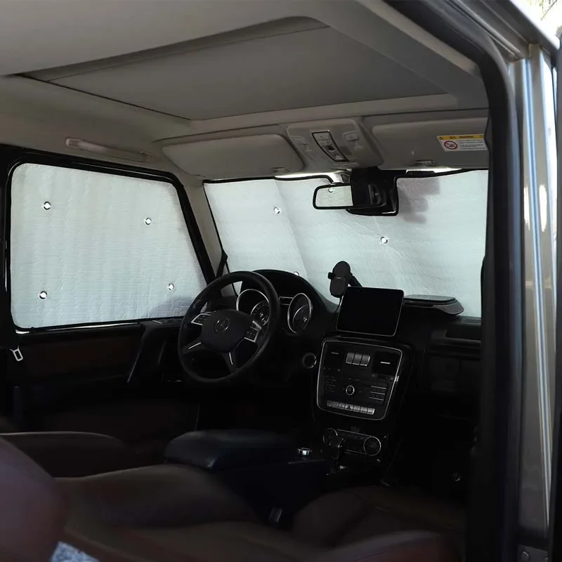 

For 2004-2018 Mercedes-Benz G-Class W463 car front windshield full window glass sun shield car interior protection accessories