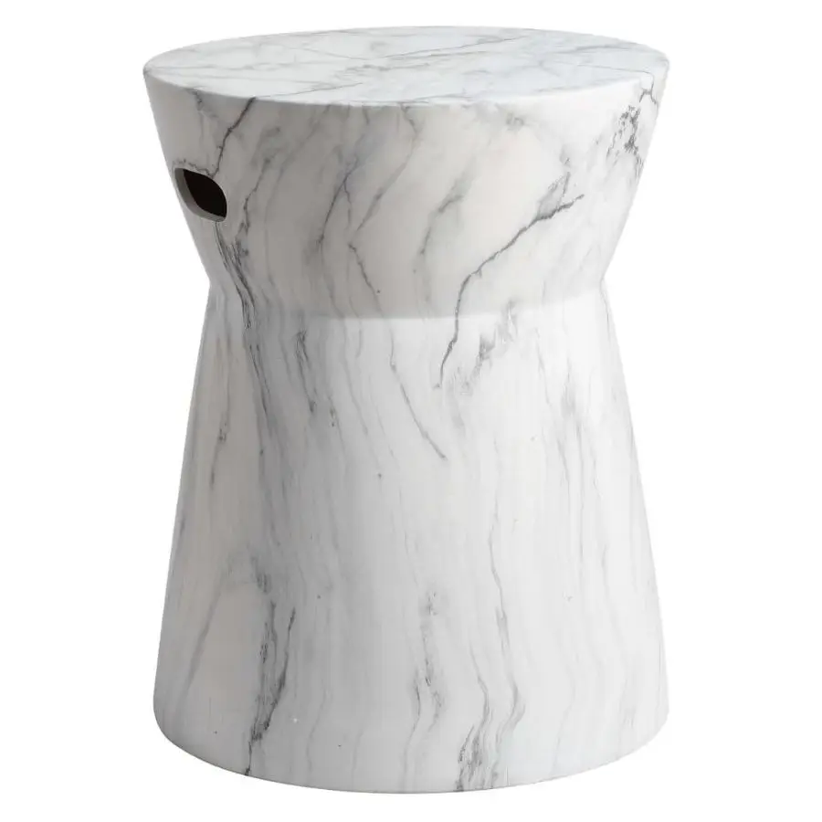 

Castle Garden Collection Balboa Marble Garden Stool