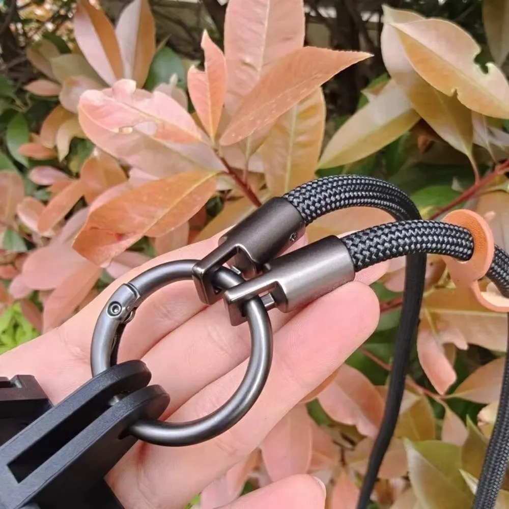 Braided Fabric Camera Anti-Loss Neck Strap Action Camera Lanyard for DJI Action 5 Pro/4/3 Insta360 Series