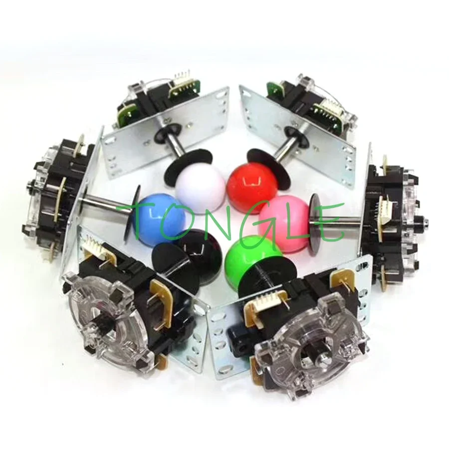 Joystick Sanwa de Japón con mango superior de bola, pieza de Joystick Arcade, ajustable en 4 y 8 vías, nuevo, original