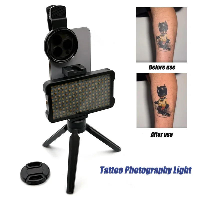 Tattoo Artist Professional Photography Fill Light Selfie Kit Enhance Optimizes Tattoo Images Saturation Filter Effect Equipment