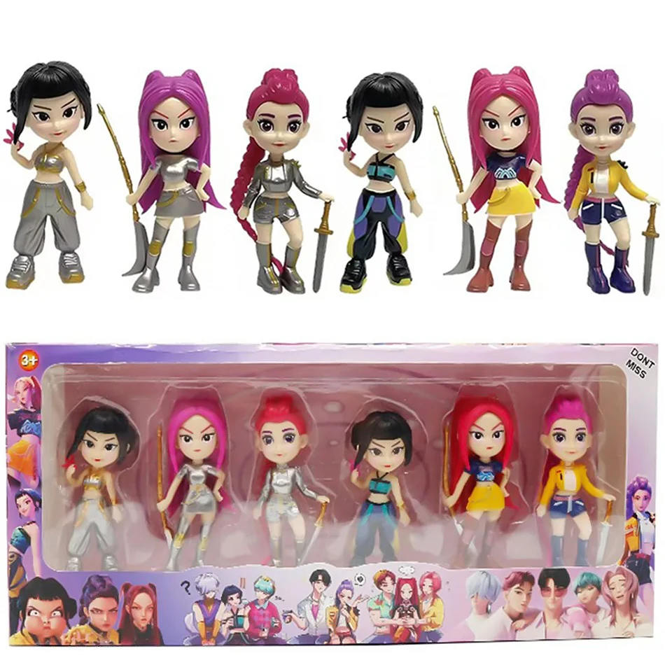 2026 NUOVO Anime KPop Devil Hunter bambola giocattolo in vinile Rumi Mira Zoi personaggio maschera in vinile scatola cieca ornamento giocattolo regalo di Natale