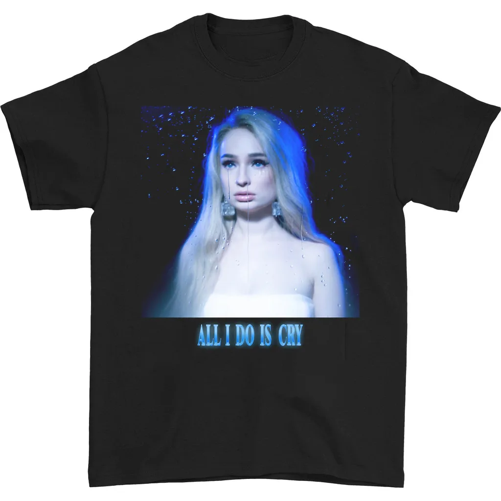 Kim Petras All I do is cry Men T-shirt Black All Sizes S-5XL Tee 1F675