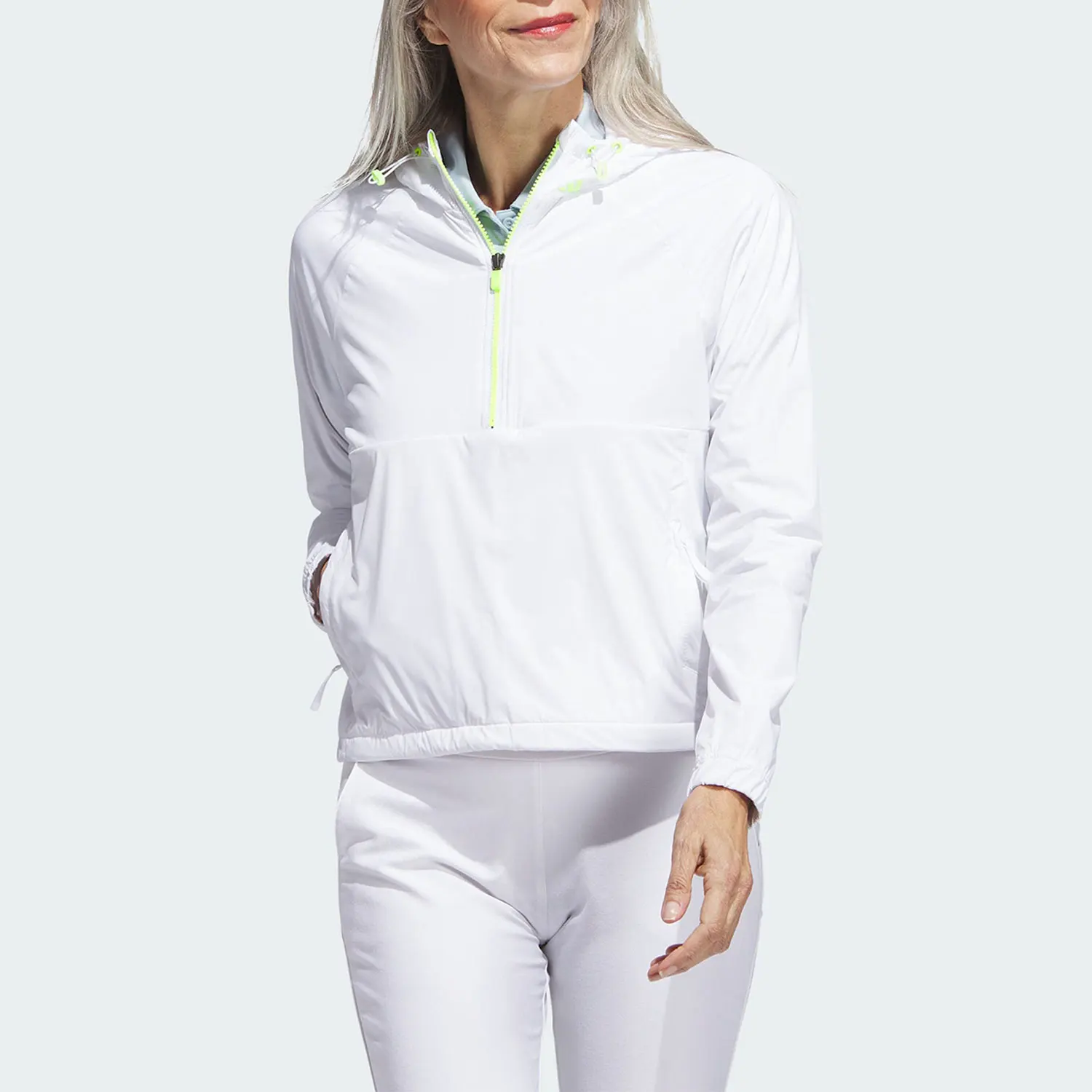 アディダス-正規品-ゴルフ-レディース-ハーフジップ-スポーツ-パーカー-hy7212