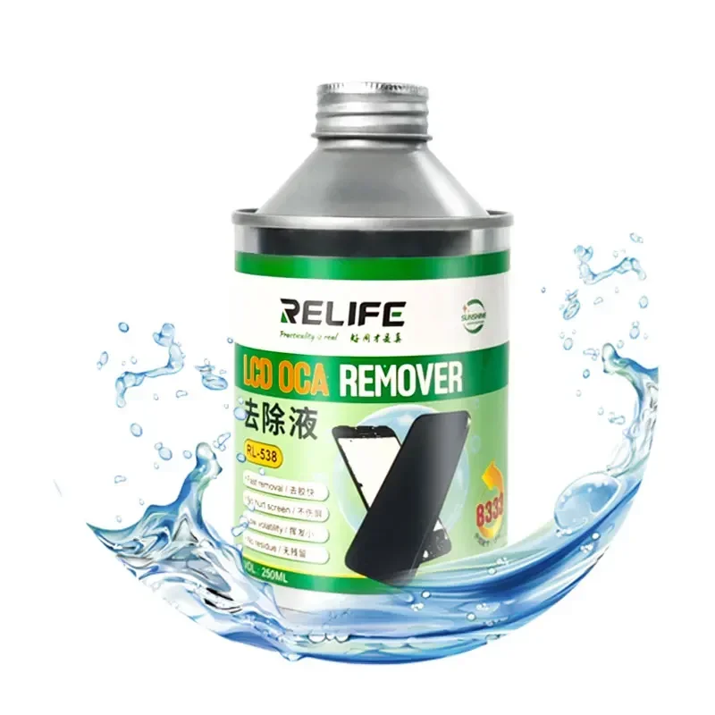 RELIFE 8333 250ML: حل مثالي لتنظيف الغراء OCA في إصلاح الشاشات – تقييم عملي من خبير إصلاح الهواتف