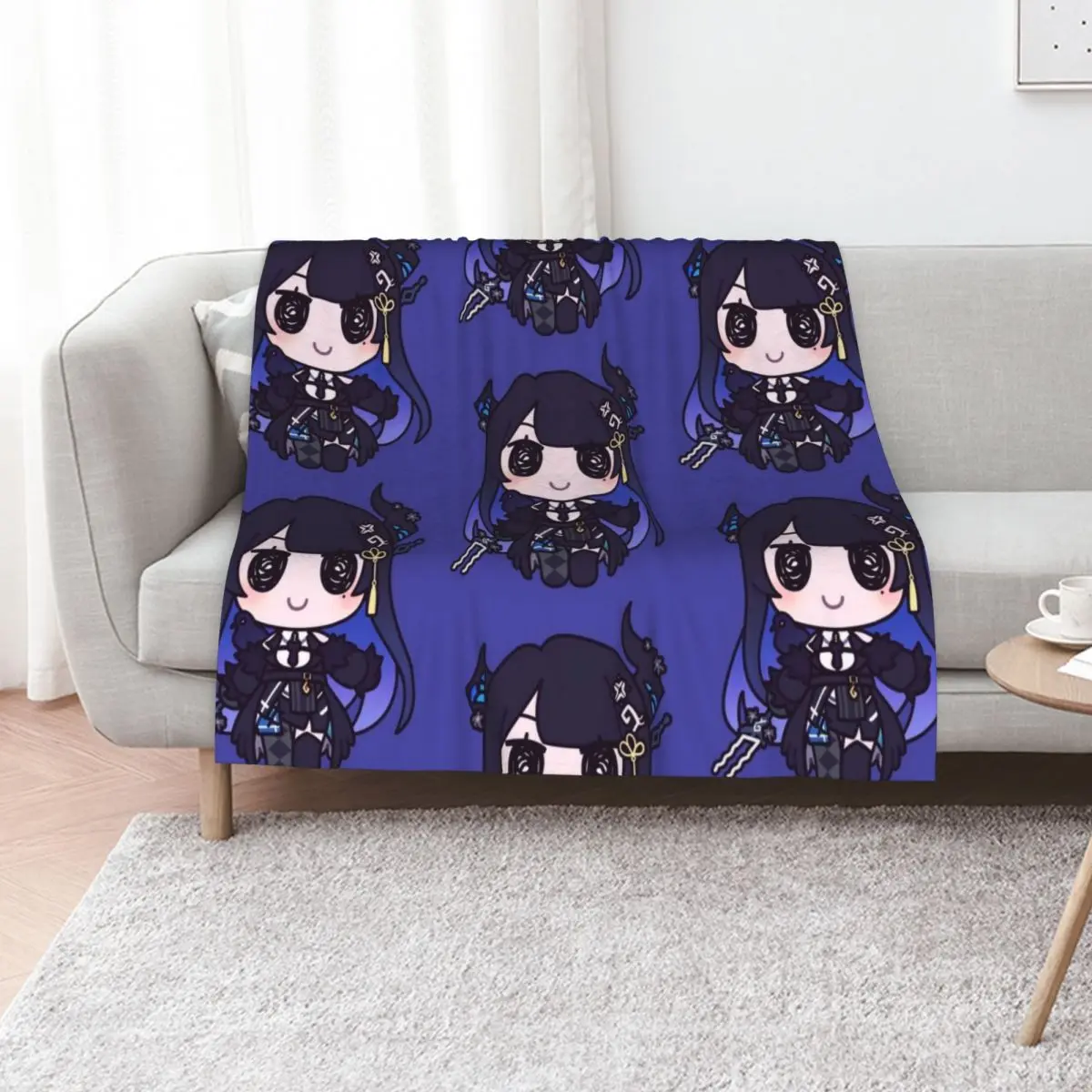 

BEEG Nerissa Ravencroft Throw Blanket Warm Flannels bed plaid Sofa Quilt Blankets