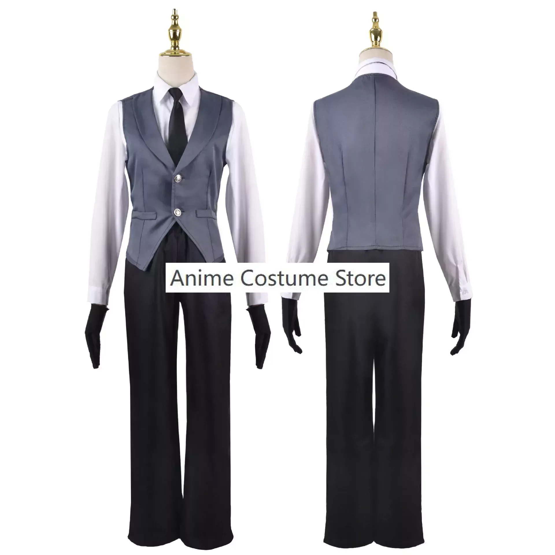 Костюм для косплея черного Батлера из японского Аниме Kuroshitsuji Себастьян михаелис унисекс Униформа черный костюм