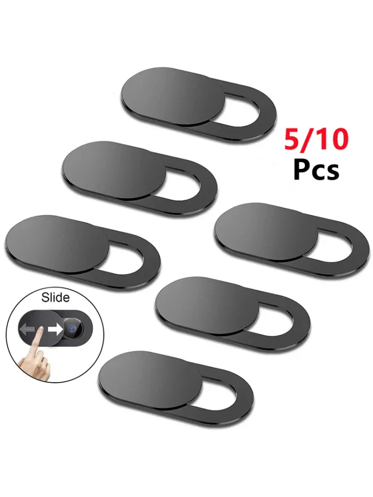 Cache-caméra universel pour ordinateur portable, 5/10 pièces, cache-caméra anti-espion pour ordinateur portable, iPad, Macbook, téléphone portable, autocollant de confidentialité pour objectif