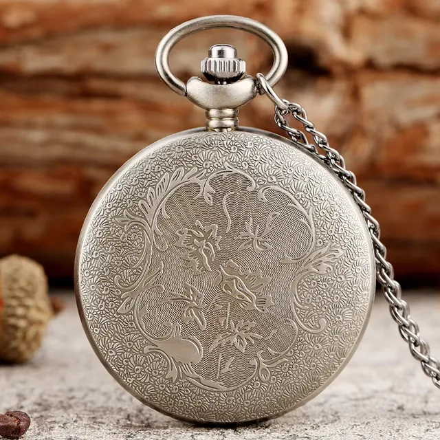 Retro Bronze Necklace Jewelry Chain Clock Quartz Analog Steampunk Bill Cipher Gravity Falls Pocket Watch For Men Gift 3