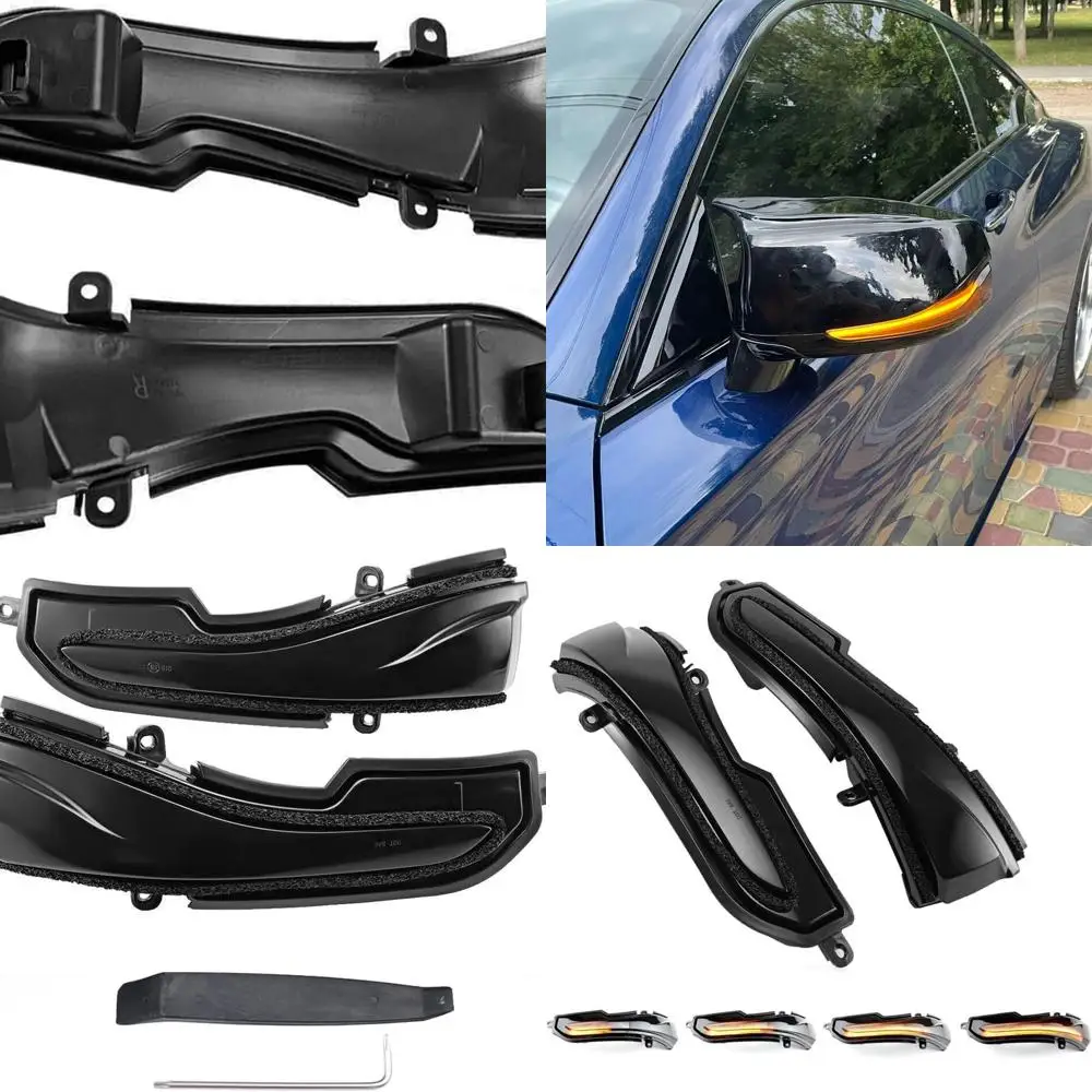 

Светодиодные последовательные указатели поворота с дымчатыми линзами, габаритные фонари для боковых зеркал для Infiniti Q30, Q50, Q50S, Q60, Q70 — замена пары