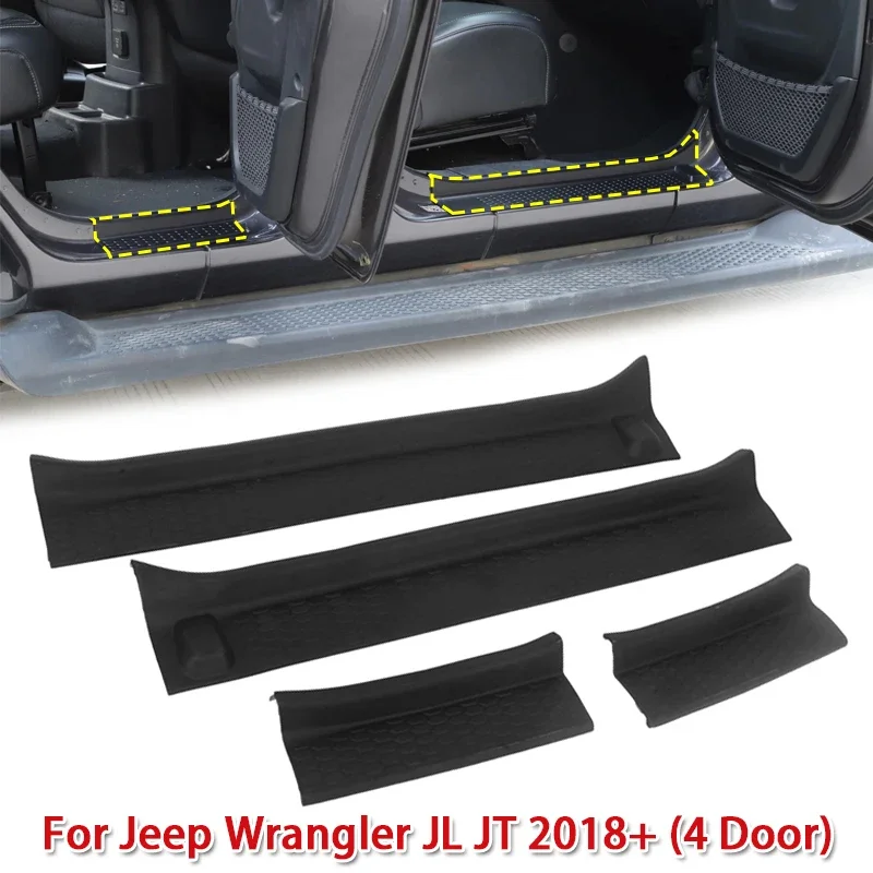 

4 шт., автомобильные аксессуары для Jeep Wrangler JL JT 2018 + (4 двери)
