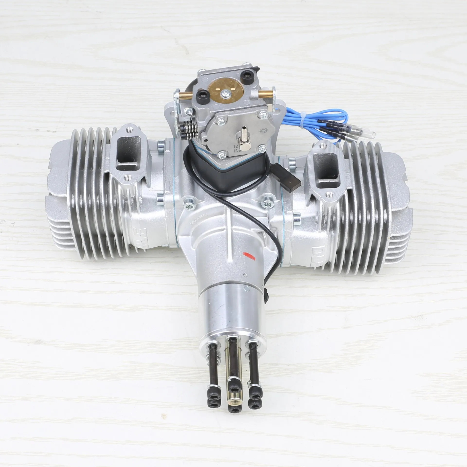 180W120CC Displacement DLE120 Model Aircraft Ga/soline Engine Two-cylinder two-stroke belt power generation system