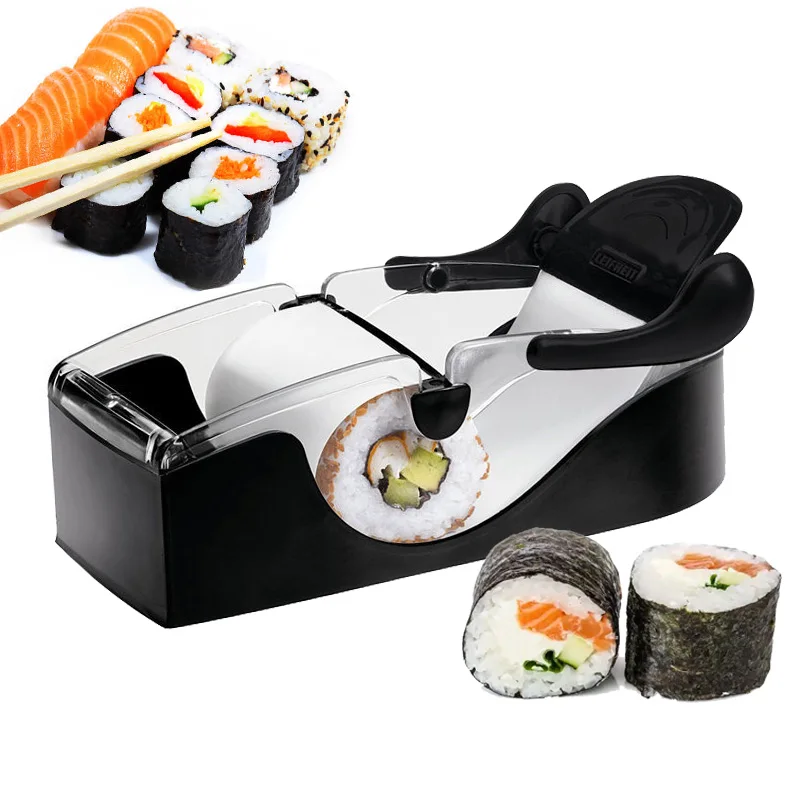 Sushi DIY Tools Seaweed Wrapped Rice And Vegetable Roll Kitchen Workers Japanese Drum Making Sushi Cake Mold Novice Kitchen Tool