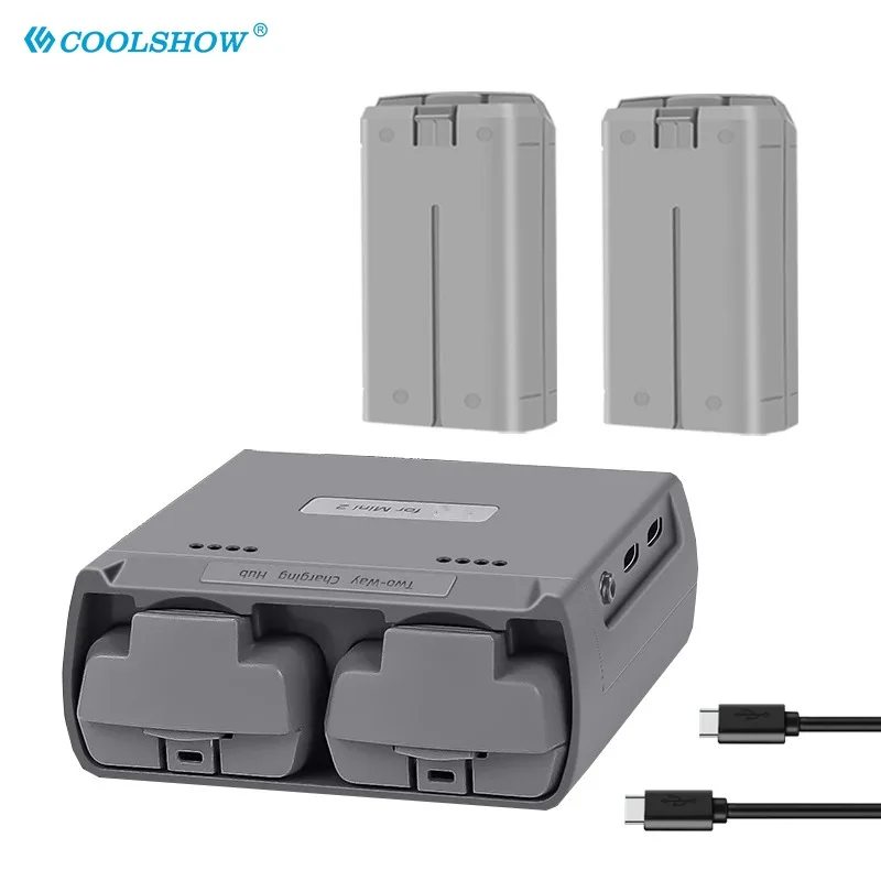 2400mAh Battery for Mini 2 Rechargeable Batteries Charger  for DJI Mini 2 SE Mini 2 Intelligent Flight Drone Battery Accessories